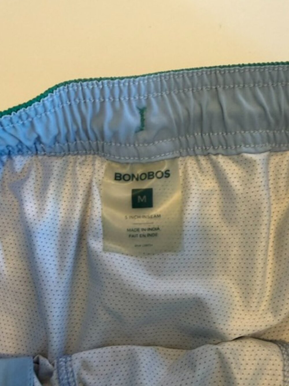 Bonobos 5in Riviera Swim Trunks, Medium, Teal - Picture 3 of 4